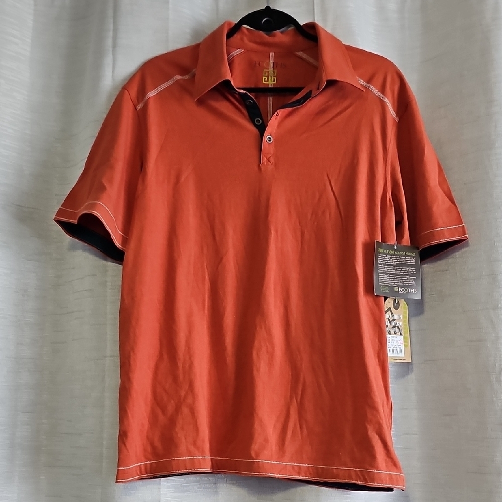 Men's Orange Polo Shirt